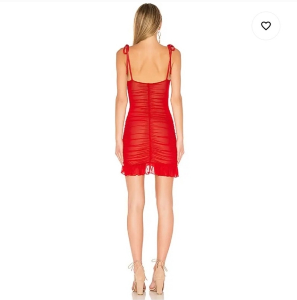 Majorelle Mercedes Dress Ruched Mesh - Picture 2 of 11